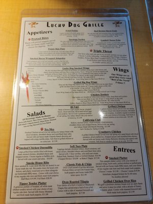 Menu photo 3 Lucky Dog Grille Mason, OH