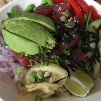 Sushi Ten - Tuna bowl with all of the toppings. - Japanese Near Me - Columbus, Ohio