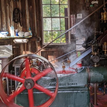 B.F. Clyde's Cider Mill - Steam engine for pressing - Cideries Near Me - Mystic, Connecticut