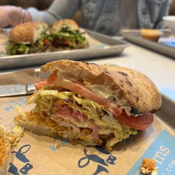 Mendocino Farms - Not fried chicken sandwich - Salad Near Me - Plano, Texas Mendocino Farms - Not fried chicken sandwich - Salad Near Me - Plano, Texas