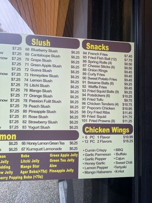 Menu photo 2 Boba Ninja Berkeley, CA