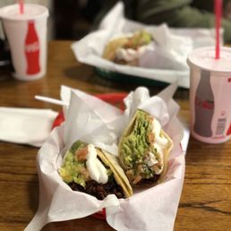 Photo of La Taqueria - San Francisco, CA, United States. Super chorizo tacos