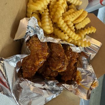 Crunchicken - Wings Combo B (sweet spicy + fries) - Korean Near Me - Cypress, California Crunchicken - Wings Combo B (sweet spicy + fries) - Korean Near Me - Cypress, California