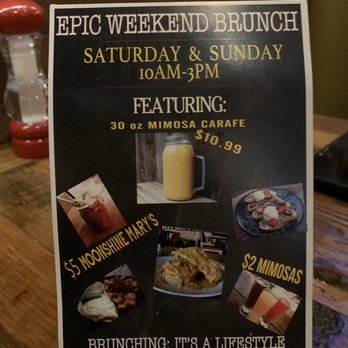 Mash'D - Menu at table - New American Near Me - San Antonio, Texas