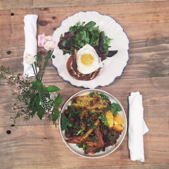 maman - Top: Maman Rabbit Hole l Bottom: Carrot and Quinoa Salad - Bakeries Near Me - New York, New York