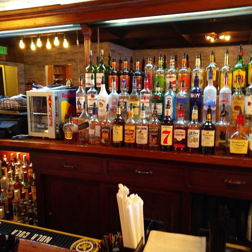 Top Notch Bar - various liquor bottles on shelves - Pubs Near Me - Brookston, Indiana Top Notch Bar - various liquor bottles on shelves - Pubs Near Me - Brookston, Indiana