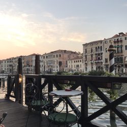 Hotel San Cassiano Ca’Favretto - Perfect view on the deck! Water taxis can come right to the hotel! Which is a good idea because it's much easier to find on the canal