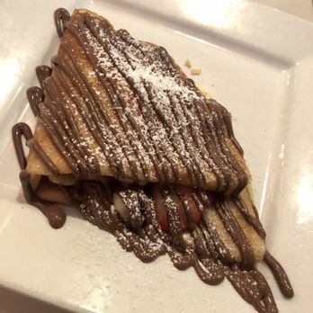 Crave Cafe Studio City - Strawberry and Banana Combo Crepe - Cafes Near Me - Studio City, California