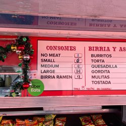 Birrieria Las Gemelas - Menu