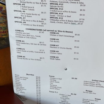 El Sabroso Taco Shop - a menu - Mexican Near Me - San Diego, California El Sabroso Taco Shop - a menu - Mexican Near Me - San Diego, California