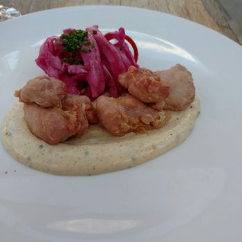 Watershed Kitchen & Bar - Sweetbread appetizer - this is very good (PS, it's typically calf thymus). - Cocktail Bars Near Me - Columbus, Ohio Watershed Kitchen & Bar - Sweetbread appetizer - this is very good (PS, it's typically calf thymus). - Cocktail Bars Near Me - Columbus, Ohio