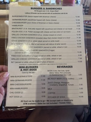 Menu photo 1 Meister Bar & Grill Stillwater, MN