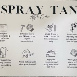 Phoenix Salon + Spa - Spray Tan After Care