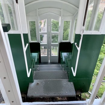 Fenelon Place Elevator Company - About to board the car from the top - Elevator Services Near Me - Dubuque, Iowa