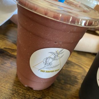 The Sacred Bean - Strawberry hibiscus smoothie ($6) - Coffee & Tea Near Me - Pueblo, Colorado The Sacred Bean - Strawberry hibiscus smoothie ($6) - Coffee & Tea Near Me - Pueblo, Colorado