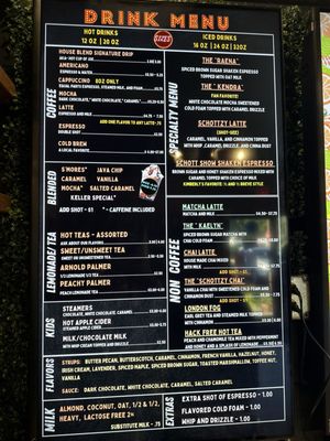 Menu photo 1 Schottzy’s La Coste, TX