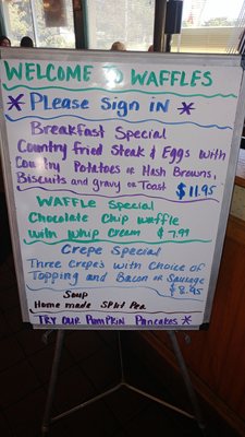 Menu photo 8 Waffle Shop Salinas, CA Menu photo 8 Waffle Shop Salinas, CA