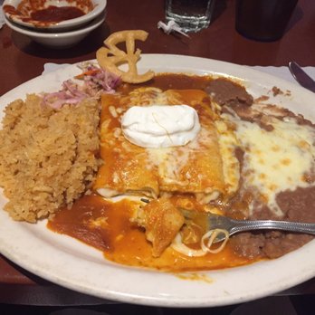 Murrieta's - Chowing down on 2 Cheese Enchiladas #3 on the lunch menu. You have the choice of fillings. - Mexican Near Me - Reno, Nevada Murrieta's - Chowing down on 2 Cheese Enchiladas #3 on the lunch menu. You have the choice of fillings. - Mexican Near Me - Reno, Nevada