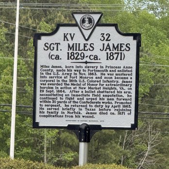 Sgt Miles James - Landmarks & Historical Buildings Near Me - Virginia Beach, Virginia Sgt Miles James - Landmarks & Historical Buildings Near Me - Virginia Beach, Virginia