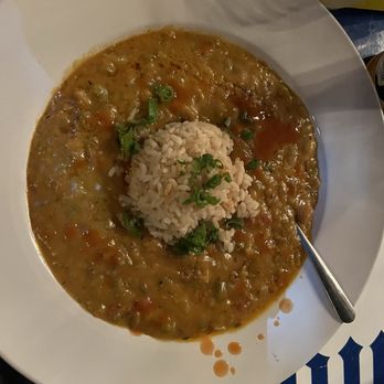 Screaming Goat Yard & Tap - Crawfish Etouffee was so good. Very filling and came with a salad. - Coffee & Tea Near Me - Spring Branch, Texas Screaming Goat Yard & Tap - Crawfish Etouffee was so good. Very filling and came with a salad. - Coffee & Tea Near Me - Spring Branch, Texas