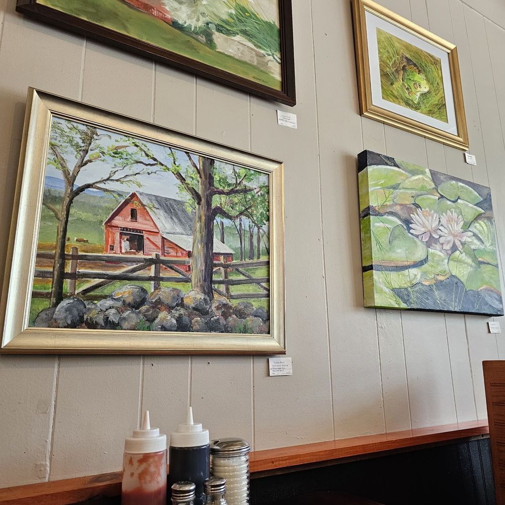 Lino's Restaurant - Artworks, for sale, throughout - Breakfast & Brunch Near Me - Sanbornville, New Hampshire Lino's Restaurant - Artworks, for sale, throughout - Breakfast & Brunch Near Me - Sanbornville, New Hampshire