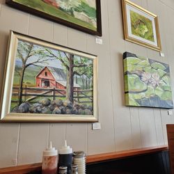 Lino's Restaurant - Artworks, for sale, throughout