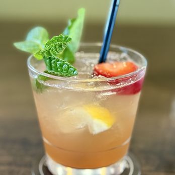 Seven Doors Kitchen & Cocktails - Strawberry whiskey smash - Cocktail Bars Near Me - The Colony, Texas Seven Doors Kitchen & Cocktails - Strawberry whiskey smash - Cocktail Bars Near Me - The Colony, Texas