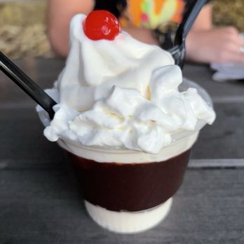 Burger Master Drive In - Hot fudge sundae. Pretty big! - Burgers Near Me - Townsend, Tennessee Burger Master Drive In - Hot fudge sundae. Pretty big! - Burgers Near Me - Townsend, Tennessee