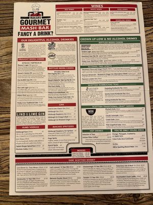 Menu photo 2 Makars Gourmet Mash Bar Old Town, EDH Menu photo 2 Makars Gourmet Mash Bar Old Town, EDH