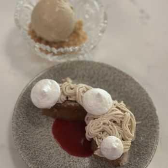 Mink - Gateau ardechois (Fete au Fish special menu, Dec. 2023) - Seafood Near Me - Detroit, Michigan Mink - Gateau ardechois (Fete au Fish special menu, Dec. 2023) - Seafood Near Me - Detroit, Michigan