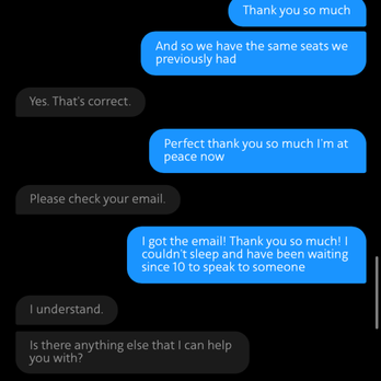 American Airlines - First time it was canceled I waited hours to speak to someone he was so helpful and told me the system canceled it on accident. - Airlines Near Me - West Palm Beach, Florida