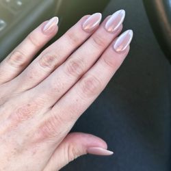 Angel Nails - Acrylic full set with chrome