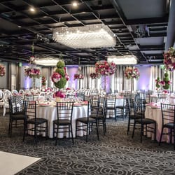 Vertigo Event Venue - Sweet 16 Birthday Party in our Black Banquet Designed by Katy Sah Florals by Buds N Bloom