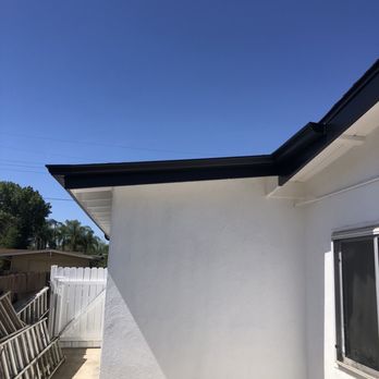 Ace Rain Gutters & Rain Systems - Satin Black gutter to match my trim - Gutter Services Near Me - San Marcos, California Ace Rain Gutters & Rain Systems - Satin Black gutter to match my trim - Gutter Services Near Me - San Marcos, California