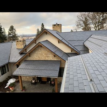 A and S Roofing and Construction - Da'Vinchi slate installation with snow breaks - Roofing Near Me A and S Roofing and Construction - Da'Vinchi slate installation with snow breaks - Roofing Near Me