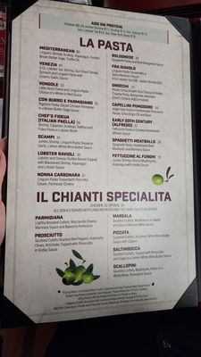 Menu photo 3 Il Chianti Italian Las Vegas, NV