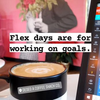 Deseo Coffee Shack - Tres Leches in coffee in mug with the signature mural - Coffee & Tea Near Me - Phoenix, Arizona