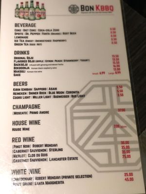 Menu photo 6 Bon KBBQ Arlington, TX