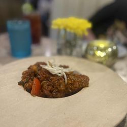 Jannat Indian Cuisine - Lasuna Gobi (Fried Cauliflower in spicy sauce)