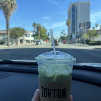 Tortoni Caffe - Iced matcha latte - Coffee & Tea Near Me - Sherman Oaks, California