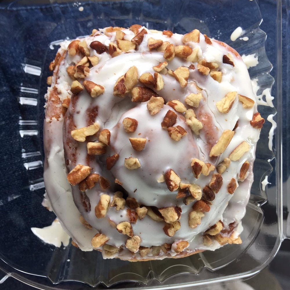 Hruska's - Cinnamon roll with pecans - Bakeries Near Me - Ellinger, Texas Hruska's - Cinnamon roll with pecans - Bakeries Near Me - Ellinger, Texas