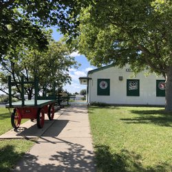 North Dakota State Railroad Museum - This is the entrance which you walk up to