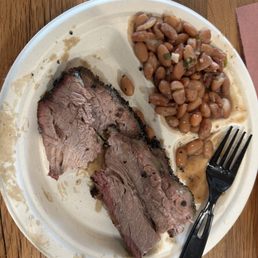 Brisket with beans