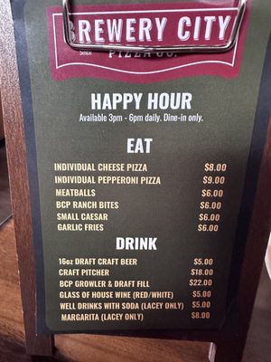 Menu photo 1 Brewery City Pizza Co Olympia, WA