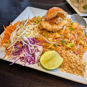 Amazing Siam Thai Restaurant - Lobster Tail Pad Thai $26.95 - Thai Near Me - Chatsworth, California Amazing Siam Thai Restaurant - Lobster Tail Pad Thai $26.95 - Thai Near Me - Chatsworth, California