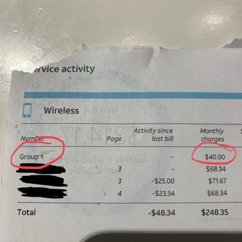 AT&T Store - See red circle indicating the extra charge of $40. - Mobile Phones Near Me - Phoenix, Arizona AT&T Store - See red circle indicating the extra charge of $40. - Mobile Phones Near Me - Phoenix, Arizona