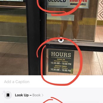 Habit Burger & Grill - Closed Sign & Hours of Operation - Salad Near Me - Palm Desert, California
