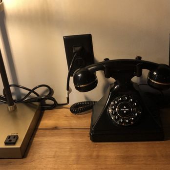 Cantilever Distillery - Lovely touches like this phone - New American Near Me - International Falls, Minnesota