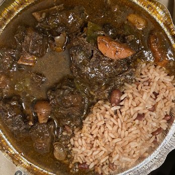 Jamaica Jerk Pit - Large Oxtail No Cabbage Extra Gravy - Seafood Near Me - Henrico, Virginia Jamaica Jerk Pit - Large Oxtail No Cabbage Extra Gravy - Seafood Near Me - Henrico, Virginia