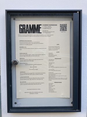 Gramme by null